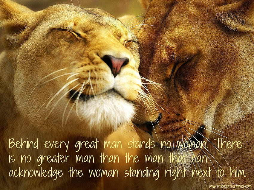 A great man stands beside his woman HD wallpaper