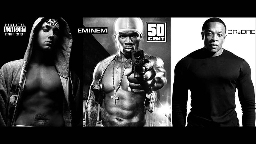EMINEM x 50 CENT x DR.DRE, Eminem und 50 Cent HD-Hintergrundbild