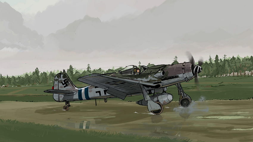 3840x2160 Focke, Focke Wulf fw 190 HD-Hintergrundbild