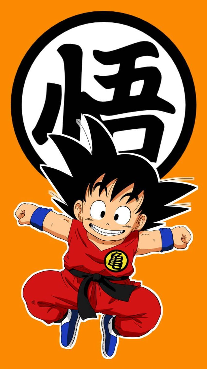 Kid Goku A autorstwa rizkyrobiansyah, anime przyjazne dzieciom Tapeta na telefon HD