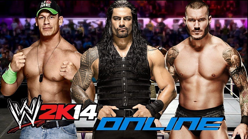 WWE 14 John Cena vs Randy Orton vs Roman Reigns Extreme Rules, roman reigns and john cena HD wallpaper