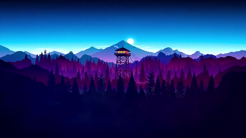 Firewatch Tower Live HD wallpaper