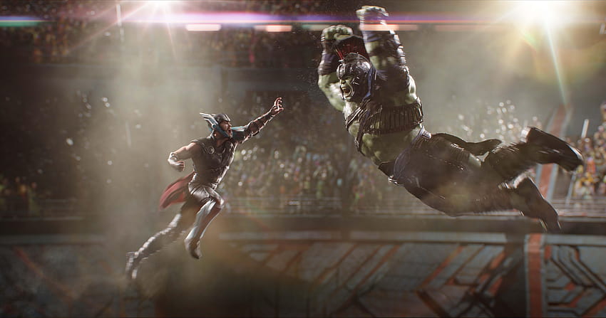 Thor Ragnarok, Thor, Hulk, 2017, Movies, thor vs hulk HD wallpaper
