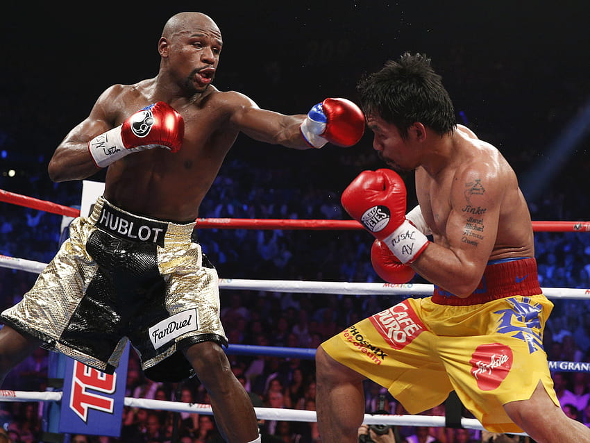 Floyd Mayweather made more money in his fight against Manny Pacquiao, floyd mayweather and manny pacquiao HD wallpaper