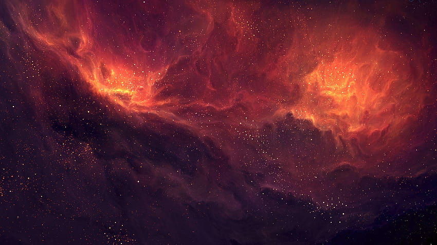Galaxy Png, galaksi merah Wallpaper HD