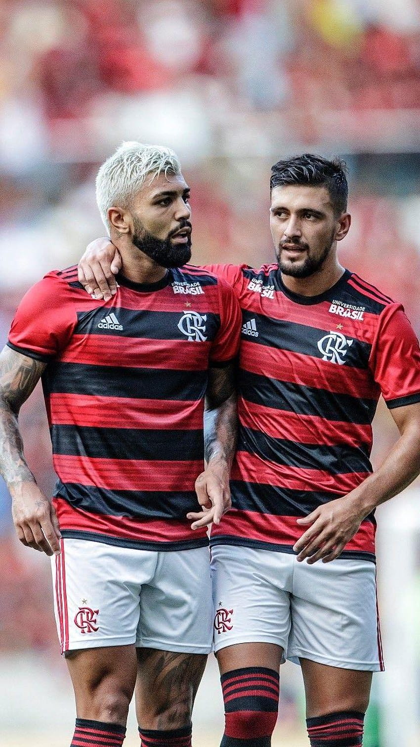 Gabigol, Flamengo, Gabriel Barbosa, Gabigol und Arrascaeta, Giorgian de Arrascaeta HD-Handy-Hintergrundbild