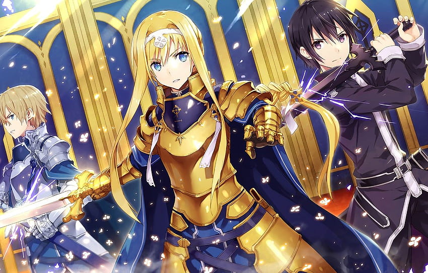 Anime, anime girls, -in-, Sword Art Online, HD phone wallpaper