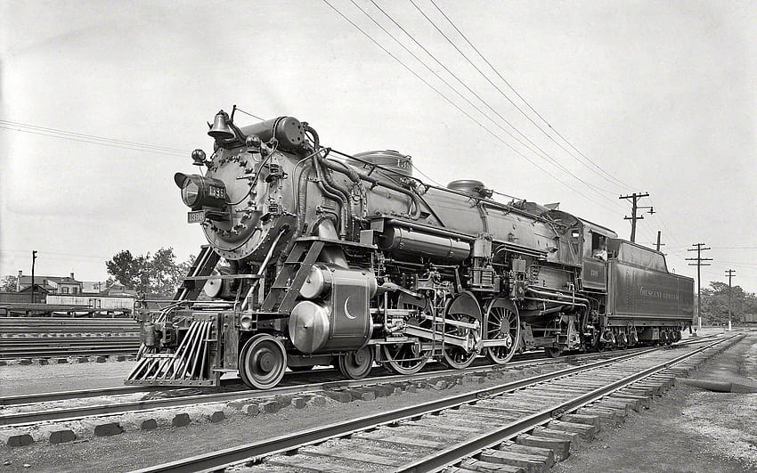 Vintage train, railway empire HD wallpaper
