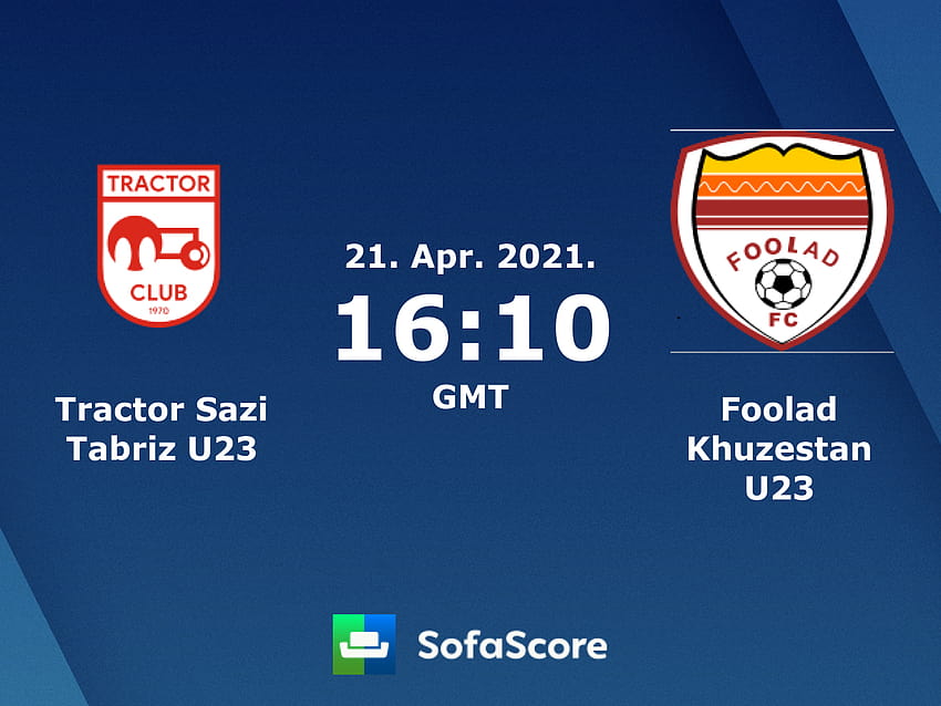 Tractor Sazi Tabriz U23 Foolad Khuzestan U23 live score, video stream and H2H results HD wallpaper