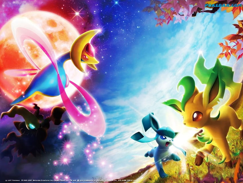 Pokemon eevee 1920x1200 black backgrounds [1280x960] for your , Mobile &  Tablet, shiny leafeon HD wallpaper | Pxfuel