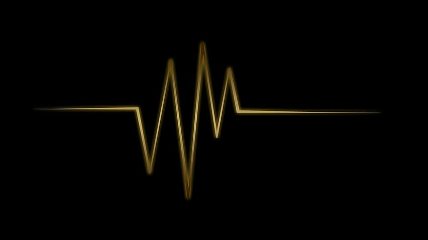 Векторни здрави линии бият сърца, екрани за живот HD тапет