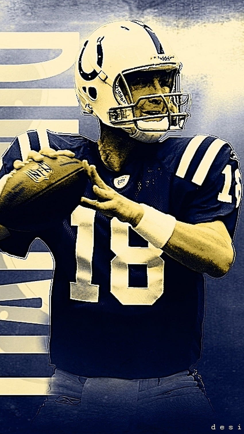 Peyton Manning Indianapolis Colts iPhone, indianapolis colts 2020 HD phone wallpaper