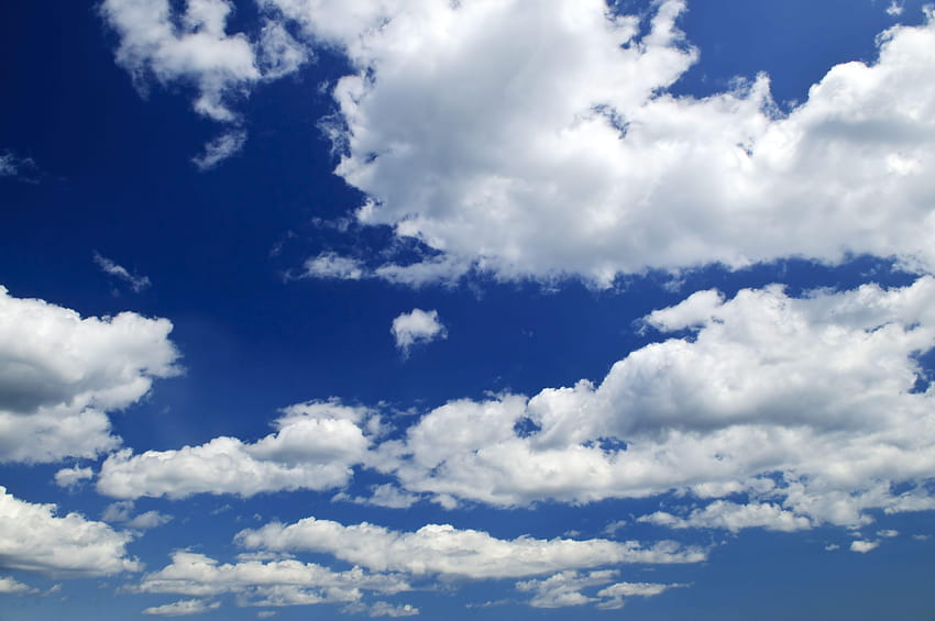 За > Синьо небе с бели облаци, облаци и небе HD тапет