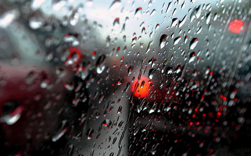 Water Drops Window Macro rain glass cars, glass with drops of water HD wallpaper