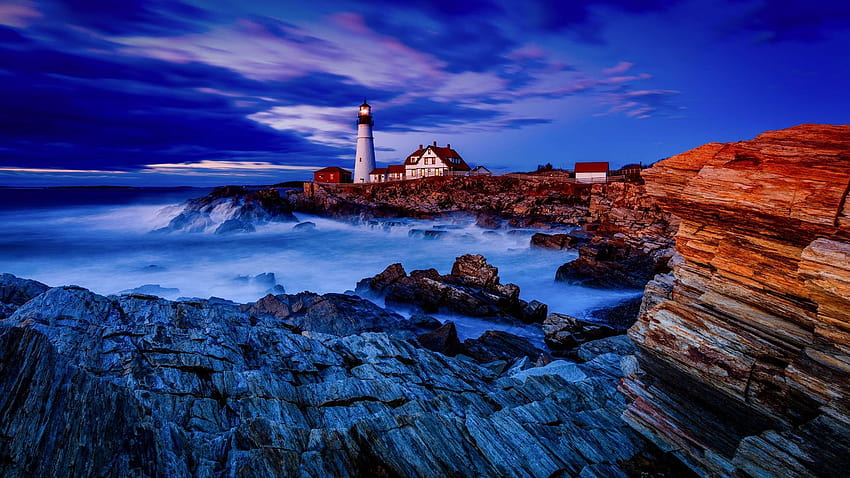 4 Lighthouse, rocky cliff lighthouse HD wallpaper