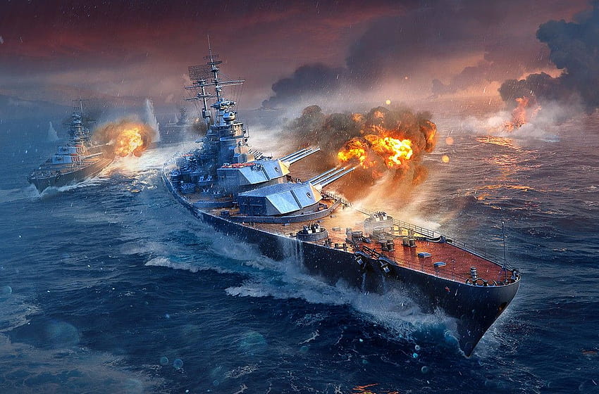 Съветски бойни кораби: Историята и характеристиките на In, корабите от Втората световна война HD тапет