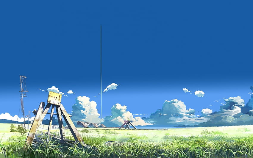Makoto Shinkai Manzarası, anime makoto shinkai HD duvar kağıdı