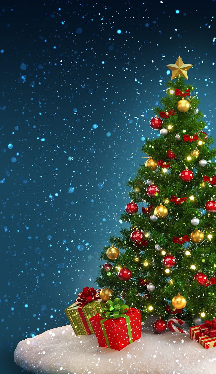 1500x2592 árvore de natal Mais, feliz natal vertical Papel de parede de celular HD
