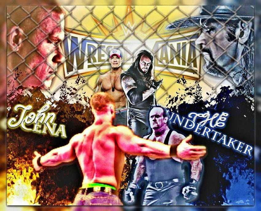 John Cena Vs The Undertaker Wrestlemania 33 by CoolAsad, 존 시나 vs 장의사 HD 월페이퍼