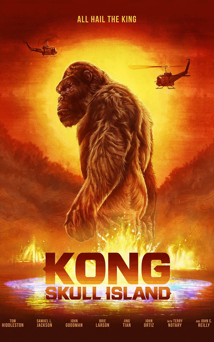 Film tygodnia: Kong: Wyspa Czaszek, wyspa czaszek kong Tapeta na telefon HD