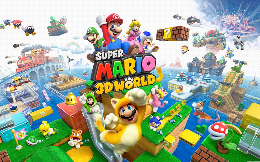 Videojuego Super Mario 3D World ❤ para fondo de pantalla