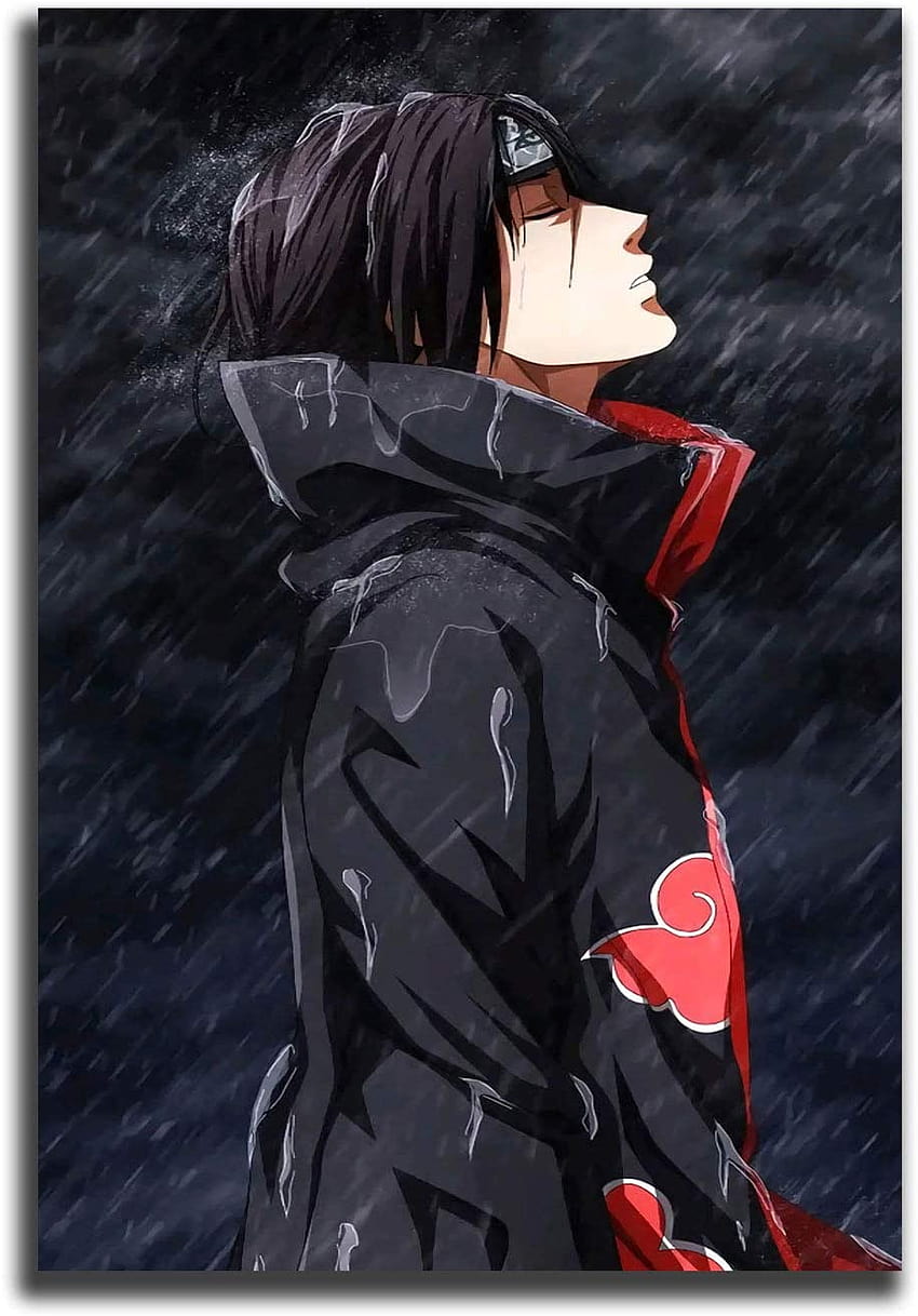 Anime Naruto Itachi Canvas Art Wall Decor for Living Room Bedroom Decoration 24x36 inch: Posters & Prints HD phone wallpaper