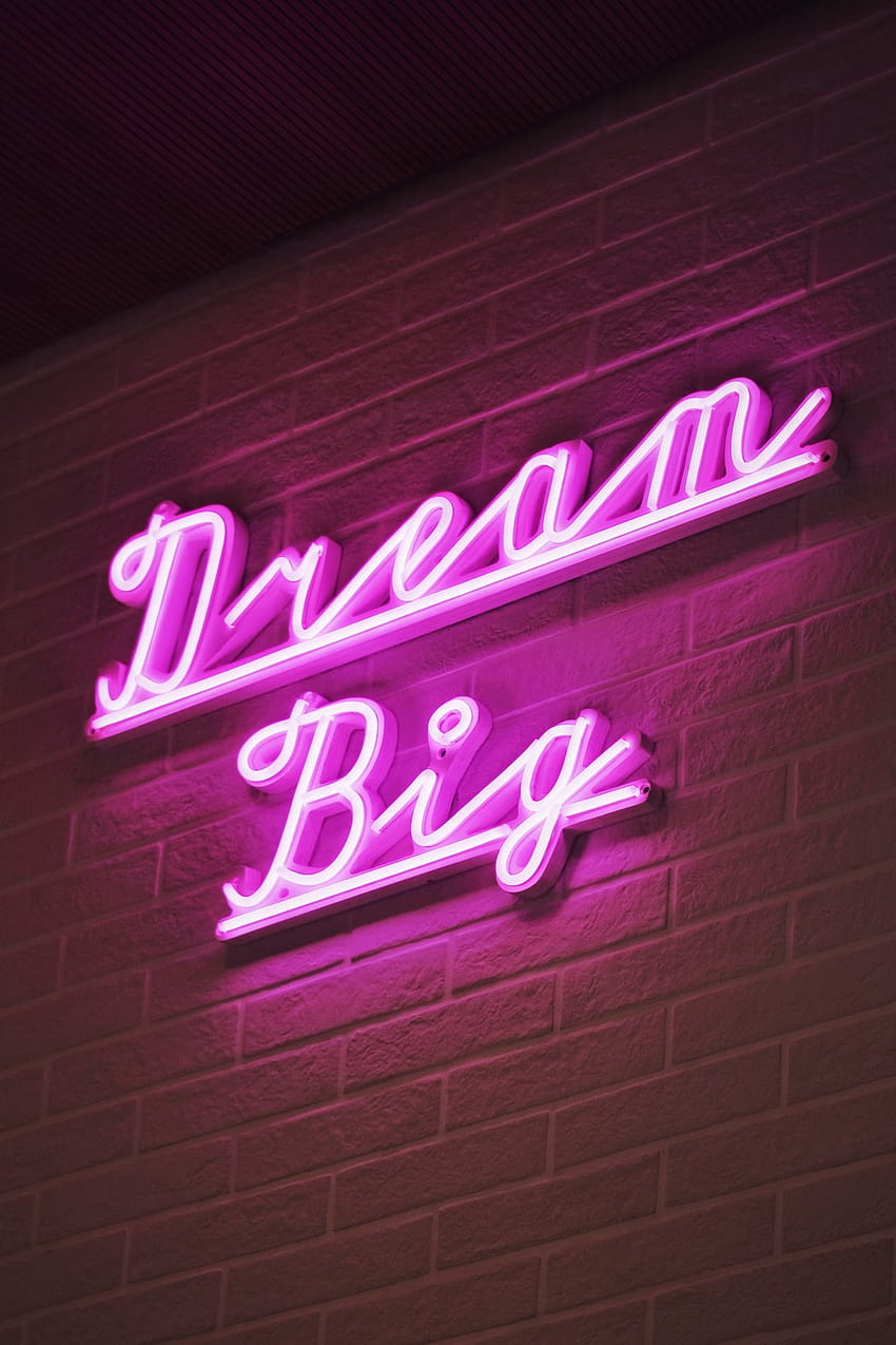 Dream Brig neon signage – Neon HD phone wallpaper