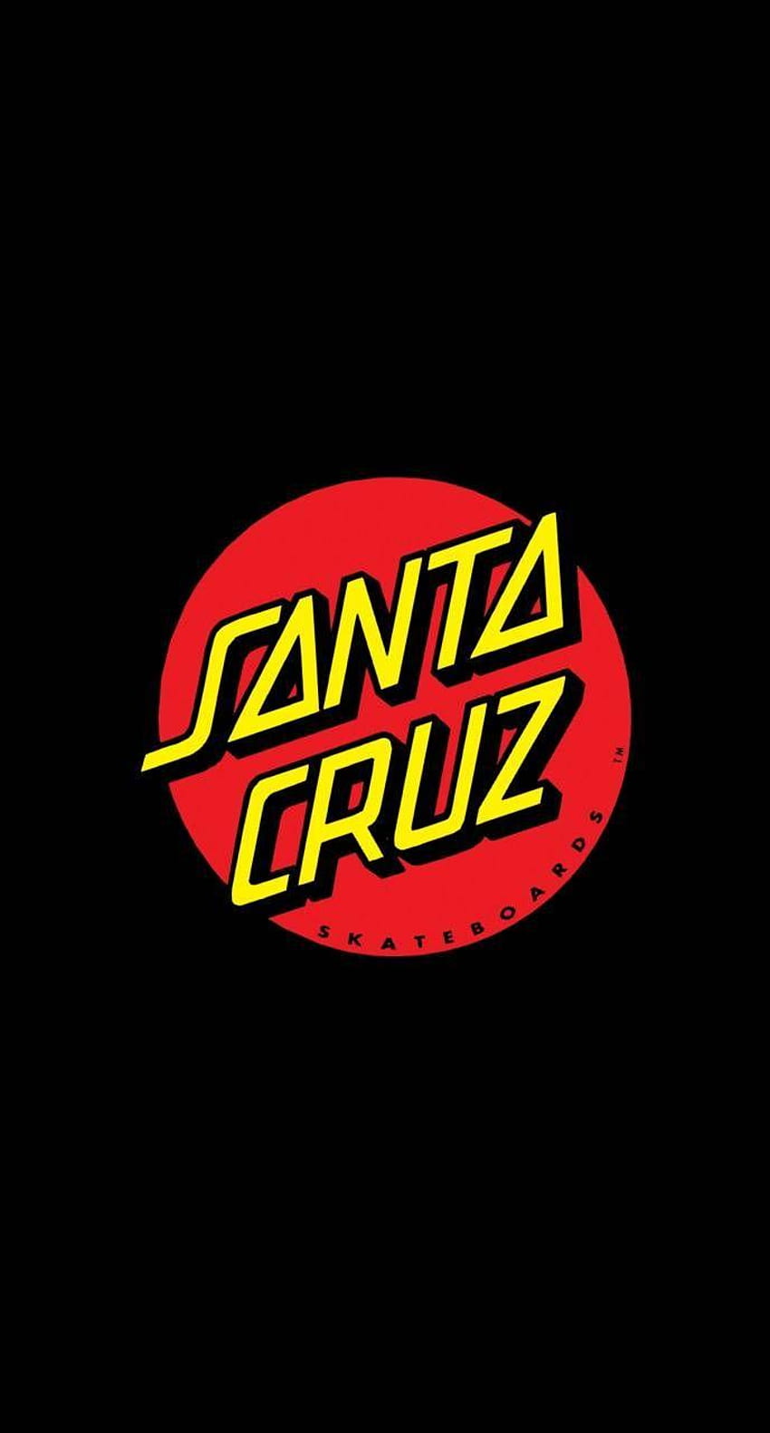 santa cruz skateboard logo phone HD phone wallpaper