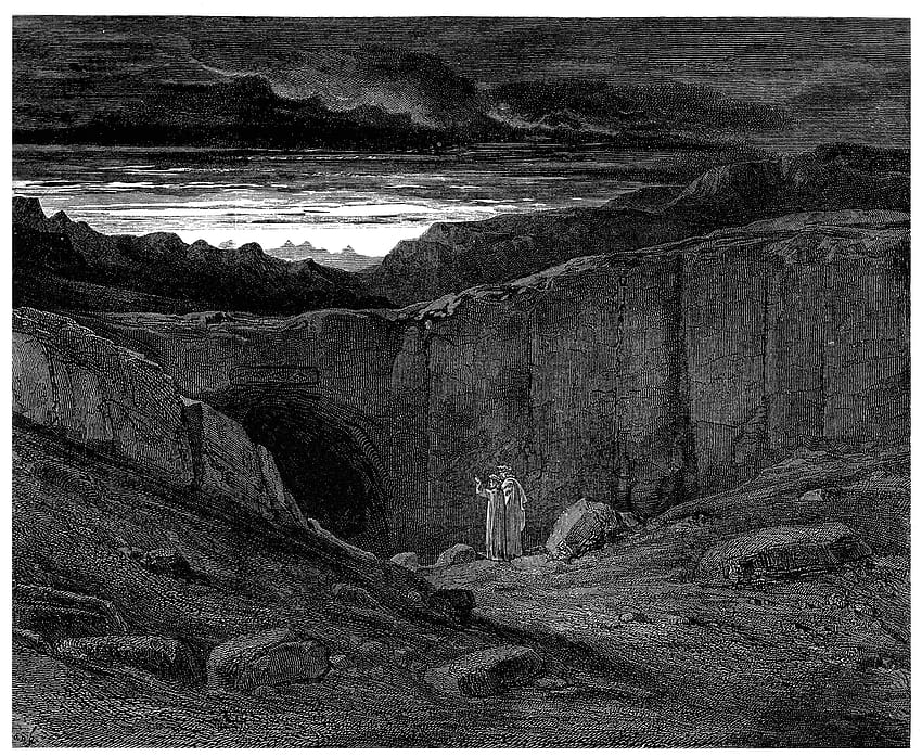 Gustave Doré, Dante Alighieri, The Divine Comedy, Dantes Inferno, Artwork, Classic art / and Mobile Backgrounds, gustave dore HD-Hintergrundbild