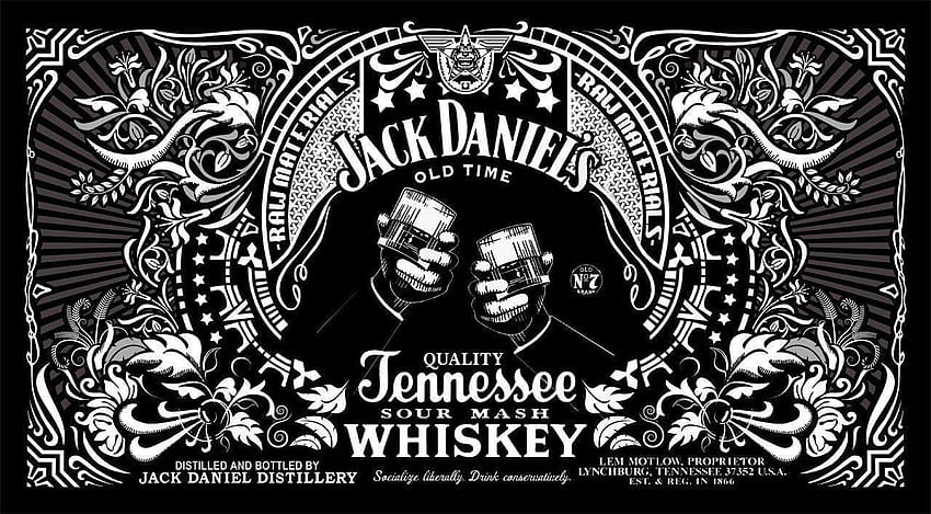 Jack Daniels Logosu HD duvar kağıdı