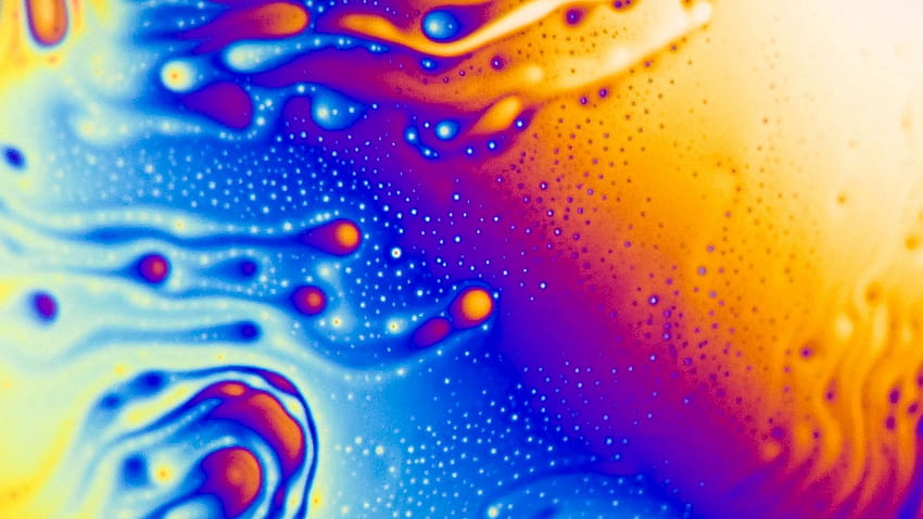 Liquid, Stains, Bubbles, Color, Saturated, mixed colors HD wallpaper