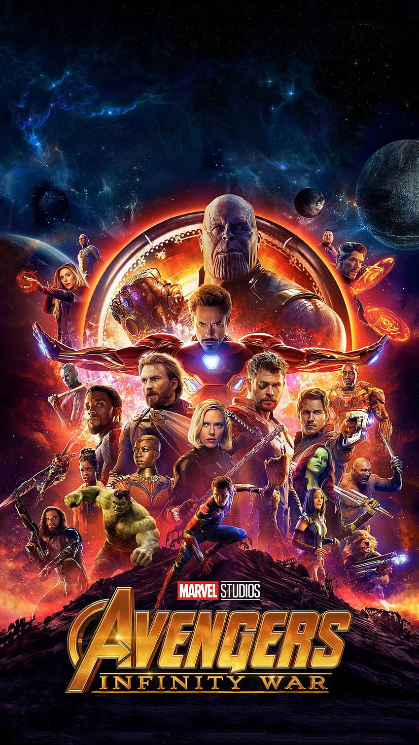 Avengers: Infinity War iPhone 7 Plus: Marvelstudios, Thanos Infinity War Papel de parede de celular HD