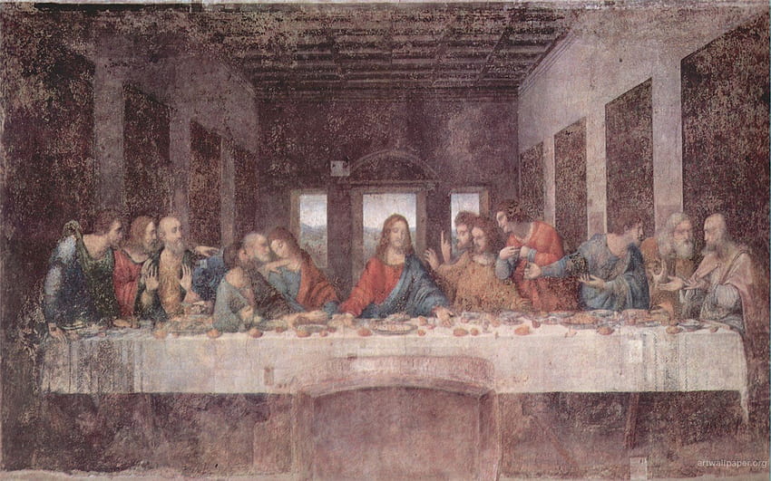 The Last Supper, Faded, Religions, Jesus Christ / and Mobile Backgrounds, holy supper HD wallpaper