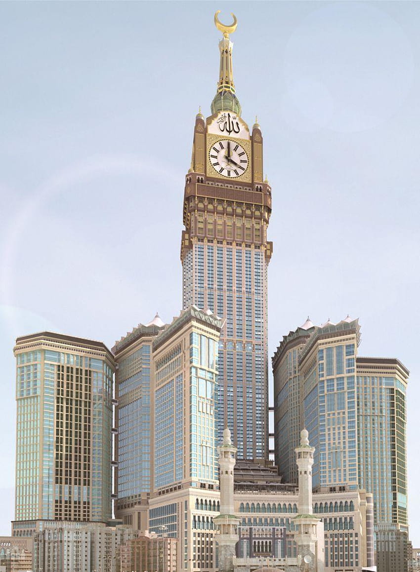 Makkah Royal Clock Tower, mecca clock tower HD phone wallpaper