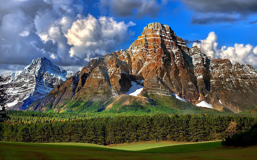 Full Rocky Mountain, rocky mountains landscape HD wallpaper
