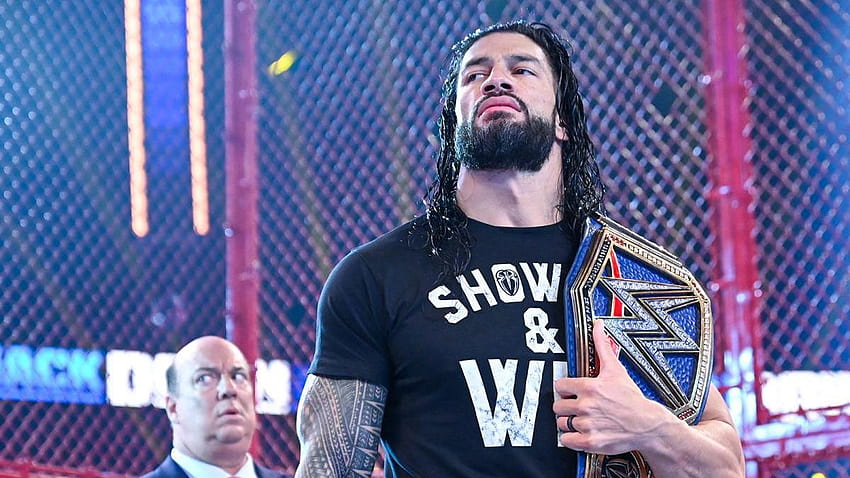 WWE Hell In A Cell 2020 Резултати: Roman Reigns побеждава Jey Uso сред слуховете за Heel 'Bloodline' Stable, кръвната линия wwe HD тапет
