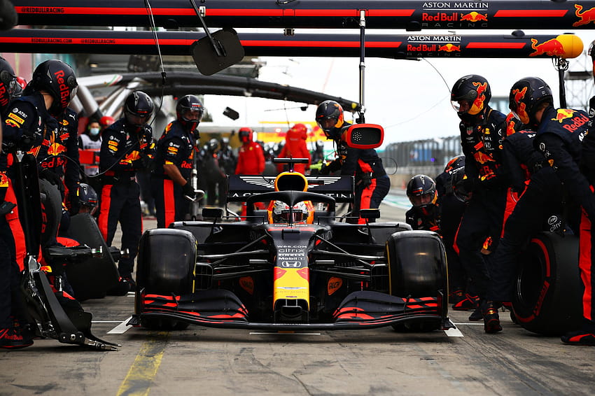 Red Bull Racing gewinnt DHL-Preis für den schnellsten Boxenstopp, f1-Boxenstopp HD-Hintergrundbild