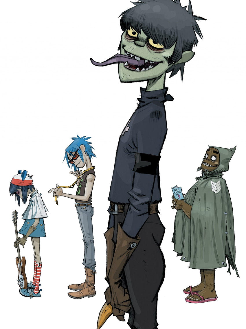 2048x2732 Damon albarn , Murdoc niccals, Virtual HD phone wallpaper ...