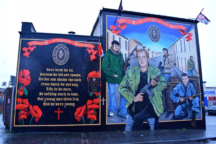 Ulster Volunteer Force Mural ... Shankill Road West Belfast HD wallpaper