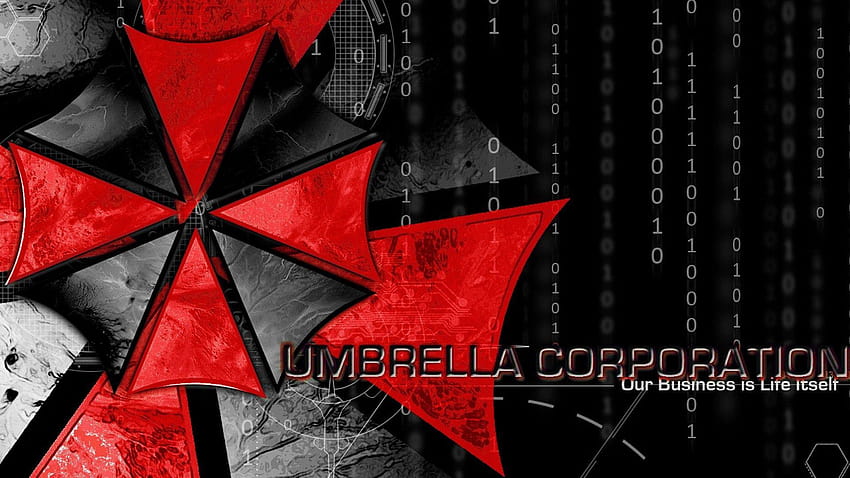Resident Evil Umbrella Corp, чадърна корпорация HD тапет