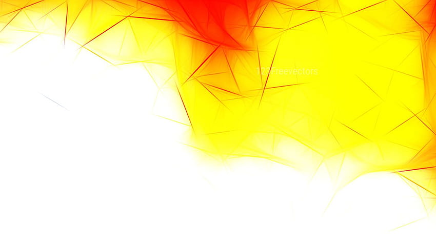 Red White and Yellow Fractal, red and gold geometric HD wallpaper