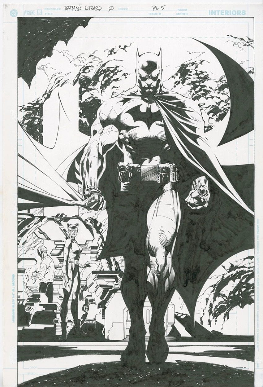 Batman Hush Pinup by Jim Lee Comic Art HD phone wallpaper
