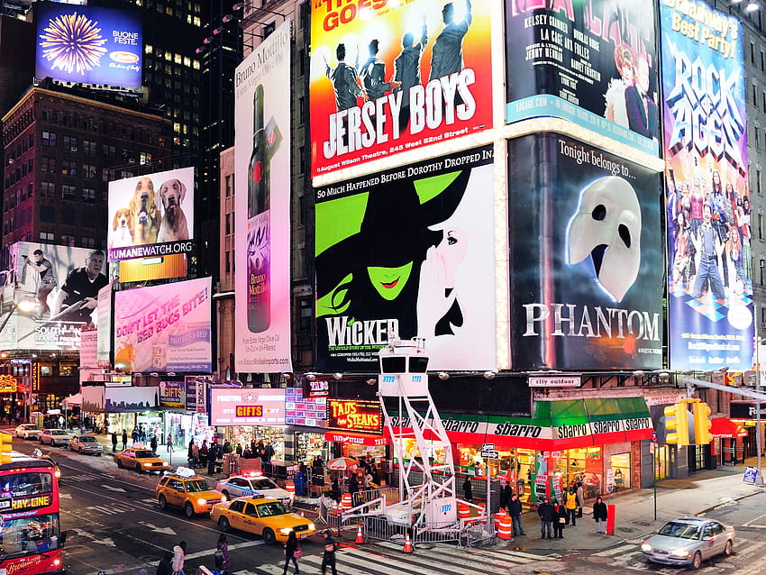 Beżowa książka Fed o teatrach na Broadwayu w Nowym Jorku, system rezerwy federalnej Tapeta HD
