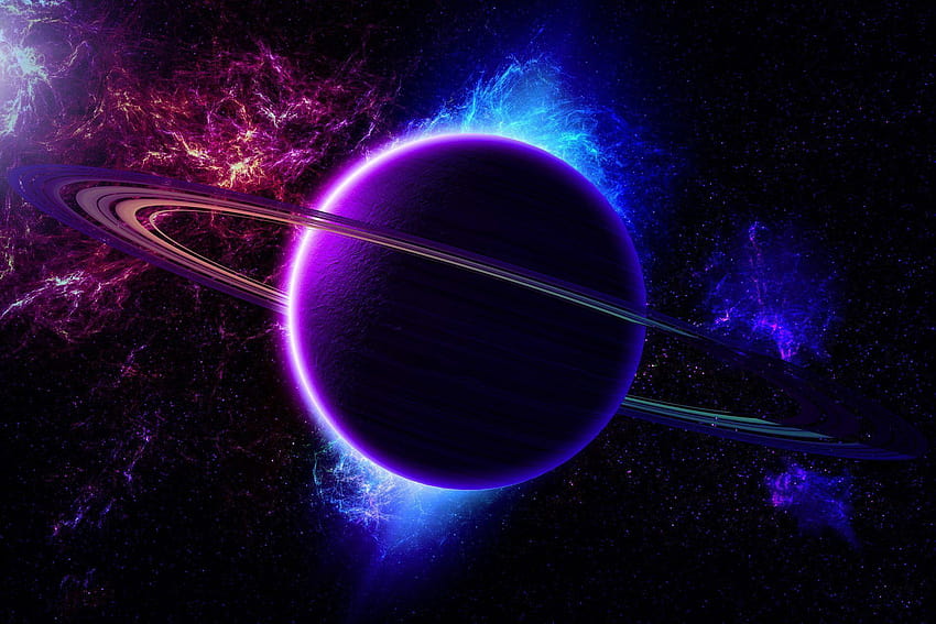 Most Beautiful Saturn Space & HD wallpaper