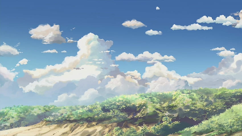 6 Anime Scenery, aesthetic anime horizontal HD wallpaper