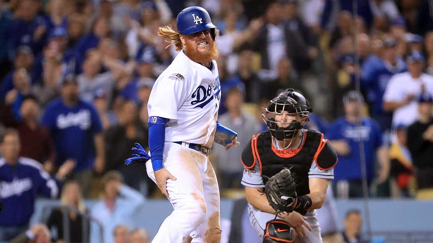 Download wallpapers Justin Turner, 4k, MLB, Los Angeles Dodgers