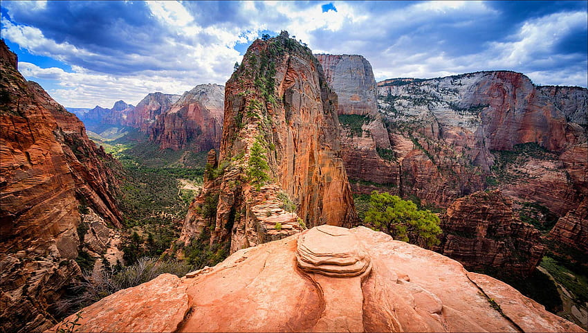 Zion Nationalpark Colorado Plateau Grafik HD-Hintergrundbild