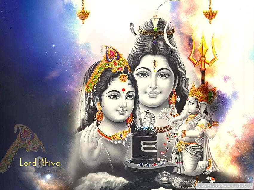 Lord Shiv Parivar Family Images, Happy Ganesh Chaturthi Wallpapers | God  Wallpaper