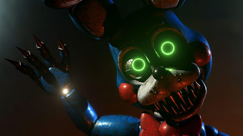 Nightmare Toy bonnie de un nuevo fangame: Sinister Turmoil fondo de pantalla