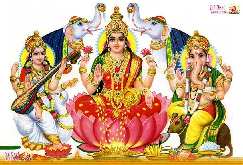 diwali goddess laxmi, maa laxmi ji HD wallpaper